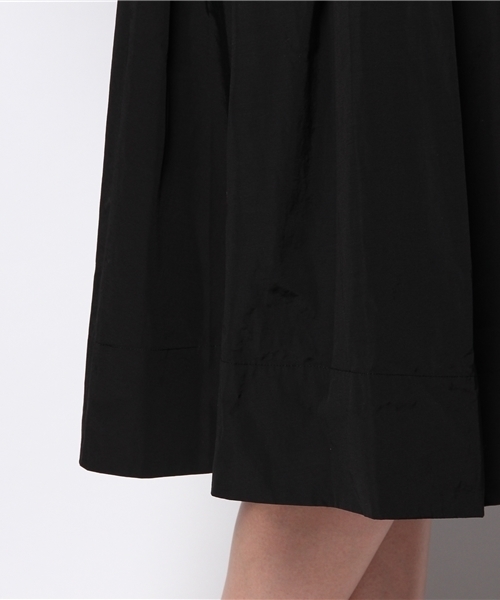 ELFORBR(エルフォーブル)の「ナイロンタフタタックミドルスカート(スカート・レディース・カーキ/ブラック・38/36)」の10枚目の写真