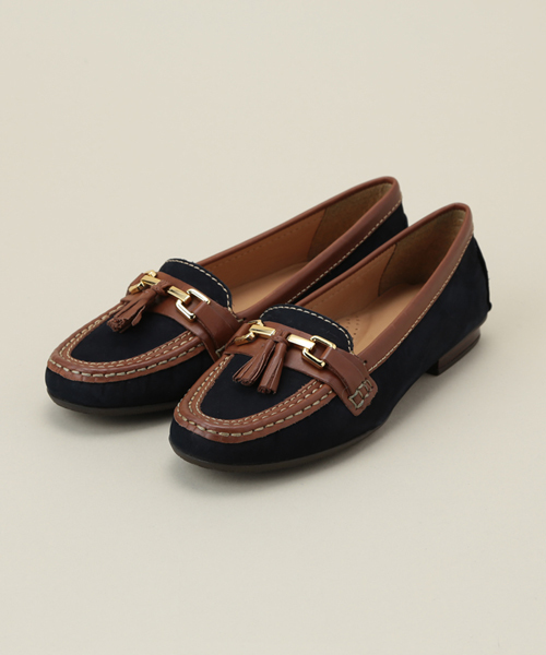 ROSE BUD（ローズバッド）の「(OPPUS-GLOBO)24914-PV2014 BIT MOCCASIN SHOES（モカシン/デッキシューズ・レディース・グリーン/ブルー・36/37/38/39）」の2枚目の写真