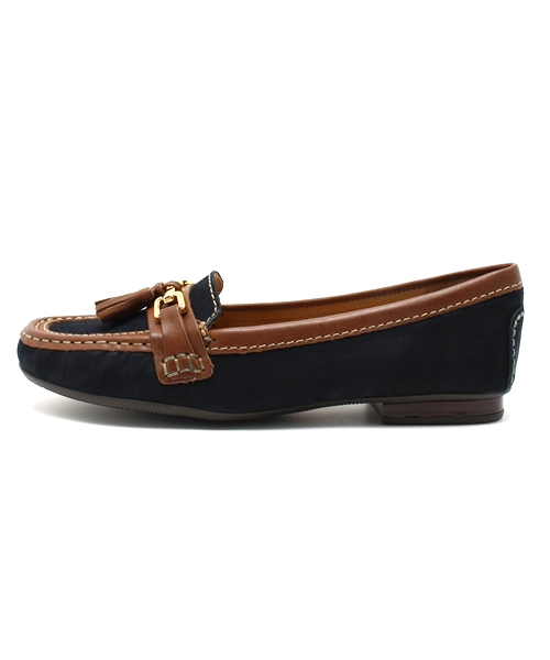 ROSE BUD（ローズバッド）の「(OPPUS-GLOBO)24914-PV2014 BIT MOCCASIN SHOES（モカシン/デッキシューズ・レディース・グリーン/ブルー・36/37/38/39）」の4枚目の写真