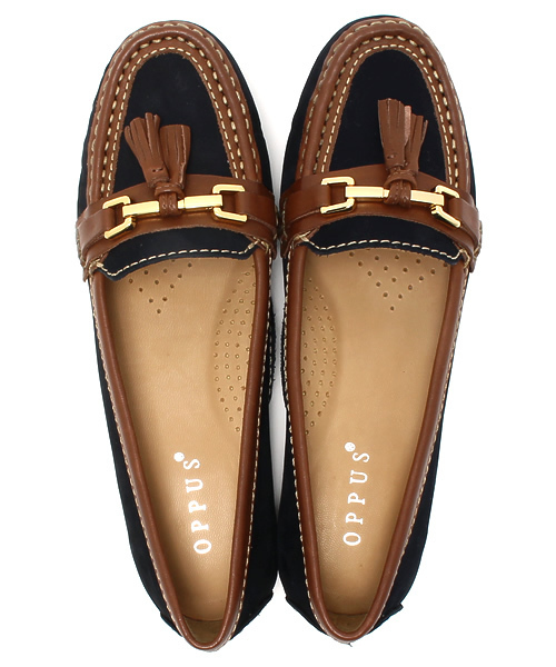 ROSE BUD（ローズバッド）の「(OPPUS-GLOBO)24914-PV2014 BIT MOCCASIN SHOES（モカシン/デッキシューズ・レディース・グリーン/ブルー・36/37/38/39）」の9枚目の写真