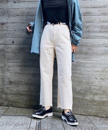PAGEBOY | 【SOMETHING × PAGEBOY】別注スプーンクロップ(デニムパンツ)