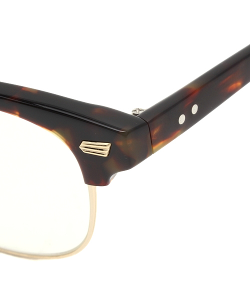 BEAMS（ビームス）の「◆BEAMS / オリジナル眼鏡 “BLOW” MADE IN JAPAN（メガネ・メンズ・ブラック/ブラウン・ONE SIZE）」の6枚目の写真