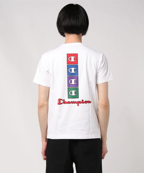 Champion（チャンピオン）の「チャンピオンT-SHIRT（Tシャツ/カットソー・メンズ・ホワイト/ブラック・S/M/L/XL）」の5枚目の写真