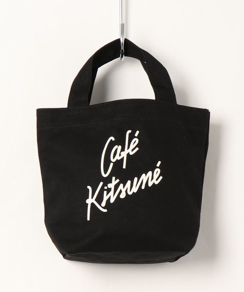 Maison Kitsune(メゾンキツネ)の「CAFE TOTE MINI(トートバッグ・メンズ・ブラック・U)」の2枚目の写真