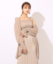 one after another NICE CLAUP | ビスチェセットシフォンパーカー(アンサンブル)