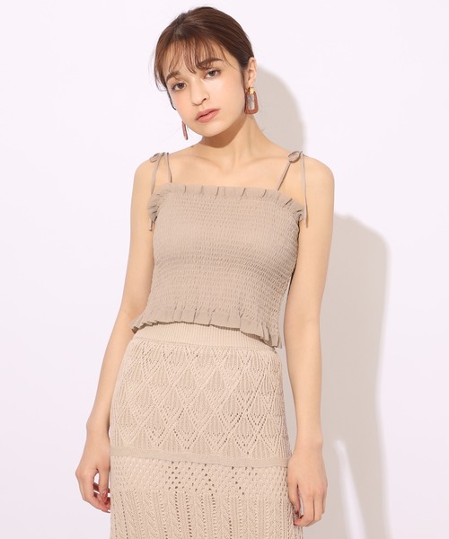 one after another NICE CLAUP(ワンアフターアナザーナイスクラップ)の「ビスチェセットシフォンパーカー(アンサンブル・レディース・アイボリー/ミント/モカ・FREE)」の20枚目の写真