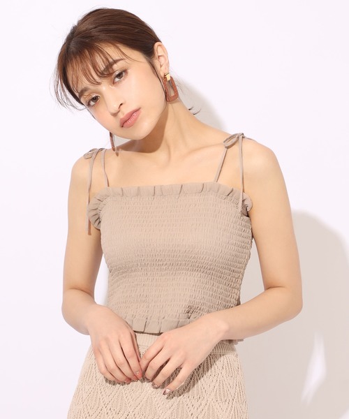 one after another NICE CLAUP(ワンアフターアナザーナイスクラップ)の「ビスチェセットシフォンパーカー(アンサンブル・レディース・アイボリー/ミント/モカ・FREE)」の21枚目の写真