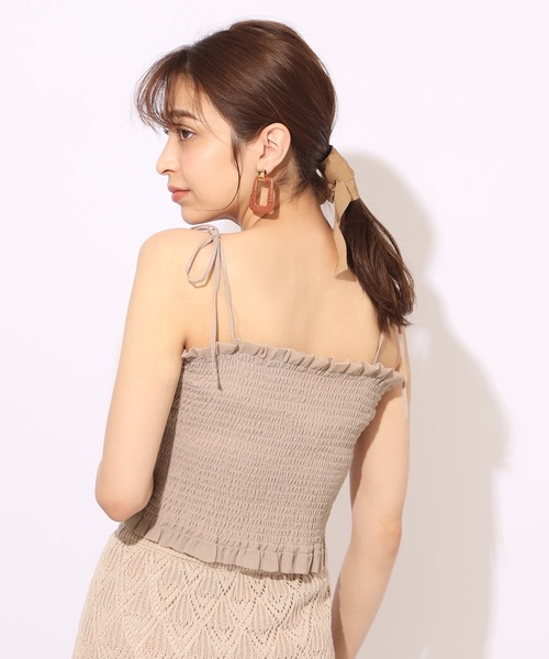 one after another NICE CLAUP(ワンアフターアナザーナイスクラップ)の「ビスチェセットシフォンパーカー(アンサンブル・レディース・アイボリー/ミント/モカ・FREE)」の22枚目の写真