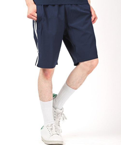 LUXSTYLE(ラグスタイル)の「2ラインショートパンツ(その他パンツ・メンズ・ベージュ/ネイビー/ブラック・L/M/XL)」の3枚目の写真