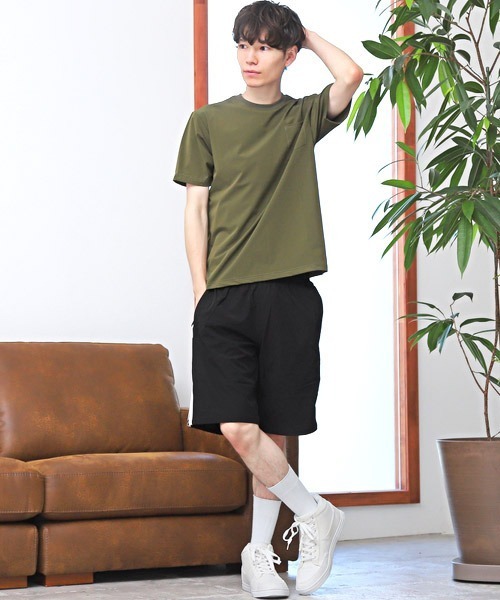 LUXSTYLE(ラグスタイル)の「2ラインショートパンツ(その他パンツ・メンズ・ベージュ/ネイビー/ブラック・L/M/XL)」の16枚目の写真