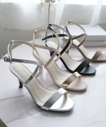 AmiAmi | ピンヒールクロスストラップサンダル(サンダル)