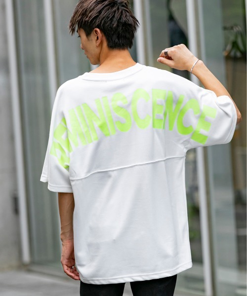 セール Tcポンチジャージ 蓄光プリント ロゴ バックプリント ワンポイント ドルマンスリーブ ビッグシルエットtシャツ Tシャツ カットソー Place Plan プレイスプラン のファッション通販 Zozotown