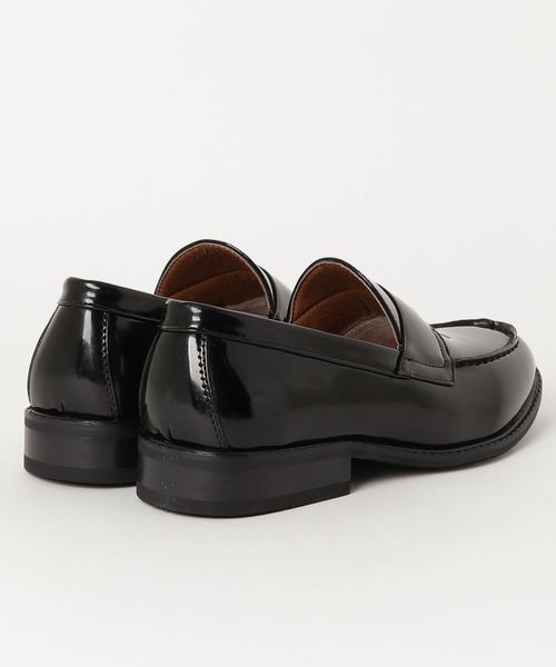 WEGO(ウィゴー)の「WEGO/コインローファー(ローファー・メンズ・ブラック・MEDIUM/SMALL/LARGE)」の2枚目の写真
