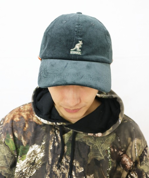 KANGOL（カンゴール）の「KANGOL／カンゴール　コーデュロイベースボールキャップ（キャップ・メンズ・ブラック/ベージュ/ブラウン/ダークグリーン・FREE）」の4枚目の写真