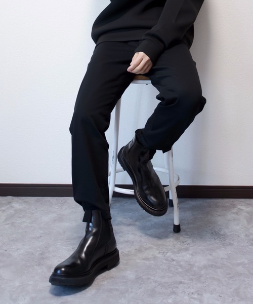 unlow（アンロー）の「【WEARISTA 心】ワンダーシェイプテーパードスラックス（スラックス・メンズ・ベージュ/ブラック・M/S）」の19枚目の写真