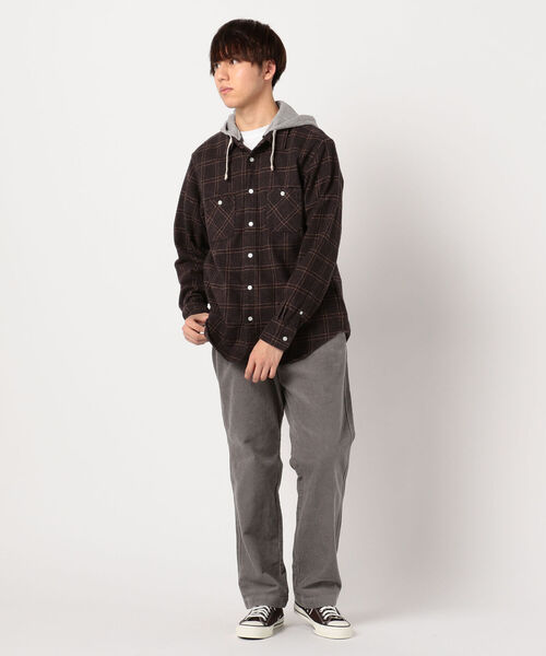 GLOSTER（グロスター）の「フランネルシャツ 2WAY フード付き