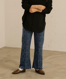 ベロアジャガードパンツ/【WEB/EC限定商品】