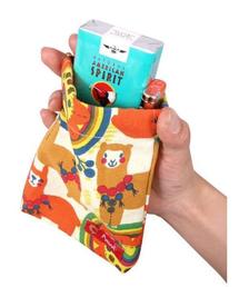 【チャイハネ】片手でカンタン♪ばね口ポーチ ワールドトリップ