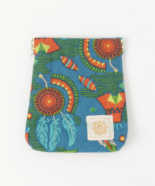 チャイハネ（チャイハネ）の「【チャイハネ】片手でカンタン♪ばね口ポーチ ワールドトリップ（ポーチ・レディース・その他/ホワイト/ブルー/その他8/その他7/その他6/その他4/アニマル/ベージュ/ブルー系その他/カラフル/レッド/ピンク・FREE）」の5枚目の写真