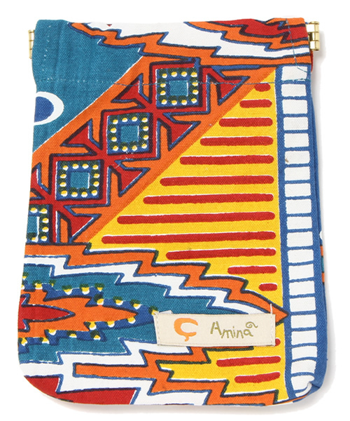 チャイハネ（チャイハネ）の「【チャイハネ】片手でカンタン♪ばね口ポーチ ワールドトリップ（ポーチ・レディース・その他/ホワイト/ブルー/その他8/その他7/その他6/その他4/アニマル/ベージュ/ブルー系その他/カラフル/レッド/ピンク・FREE）」の12枚目の写真