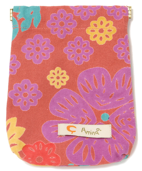 チャイハネ（チャイハネ）の「【チャイハネ】片手でカンタン♪ばね口ポーチ ワールドトリップ（ポーチ・レディース・その他/ホワイト/ブルー/その他8/その他7/その他6/その他4/アニマル/ベージュ/ブルー系その他/カラフル/レッド/ピンク・FREE）」の2枚目の写真