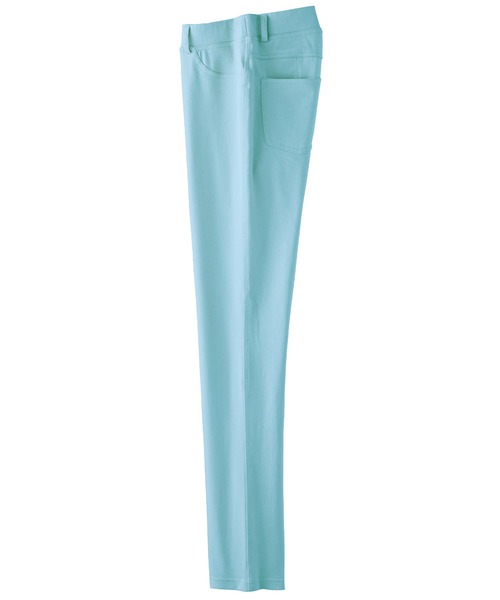 BELLUNA PLUS(ベルーナ)の「美ストレッチ素材レギンスパンツ股下68cm(その他パンツ・レディース・ブルー系その他/ライトイエロー/チェック/モカ・SMALL/MEDIUM/LARGE/X-LARGE)」の1枚目の写真