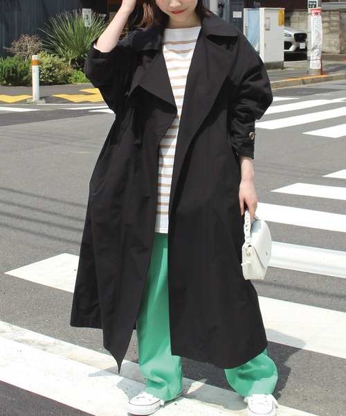 LAVEANGE（ラビアンジェ）の「[新色追加]オーバートレンチシャツコート