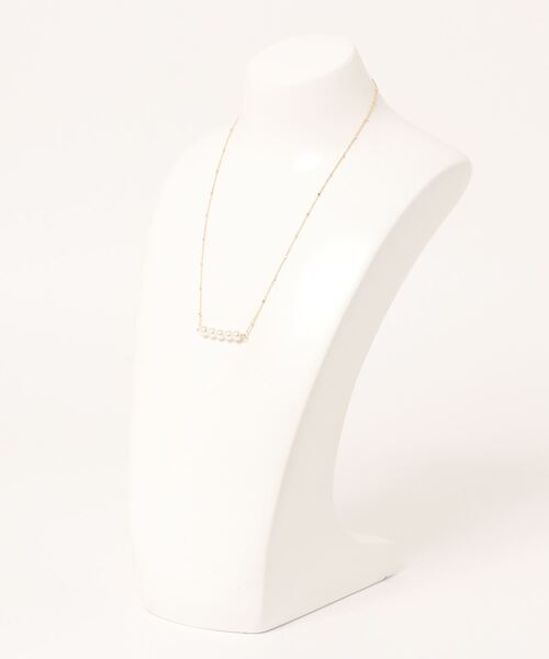 NOELA（ノエラ）の「ラインパールネックレス（ネックレス・レディース・ゴールド・FREE）」の3枚目の写真