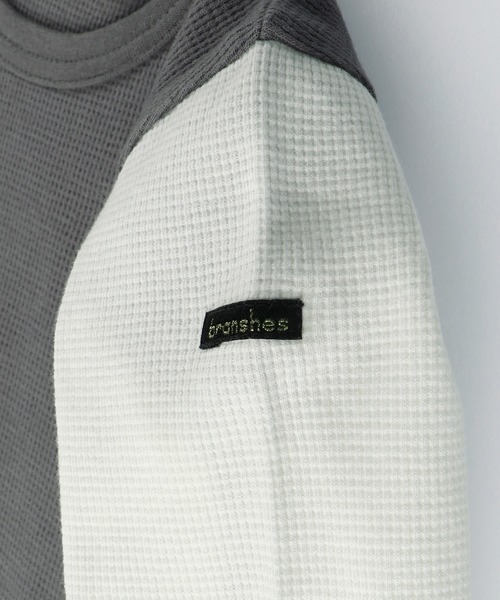 BRANSHES(ブランシェス)の「【WEB限定】袖配色長袖ルームウェア(上下セット)(ルームウェア/パジャマ・キッズ・アイボリー/チャコールグレー・120cm/140cm/100cm/130cm/90cm/110cm)」の6枚目の写真