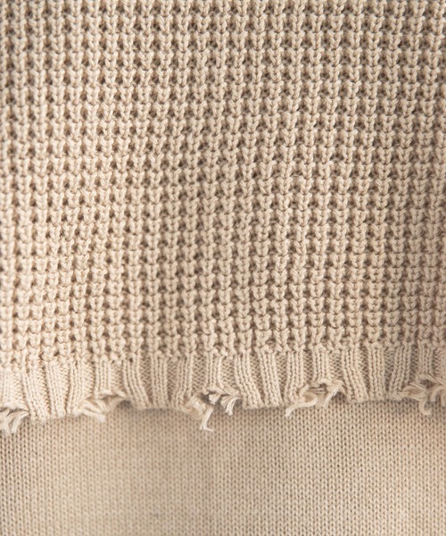 bohmal（ボマール）の「マルチウェイダメージニットカーデセット（ニット/セーター・レディース・ベージュ/コバルトブルー/ブラック・FREE）」の19枚目の写真