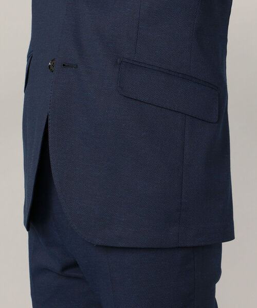 NOLLEY'S goodman(ノーリーズグッドマン)の「SOLOTEX リネンドビー セットアップ ジャケット(テーラードジャケット・メンズ・ブルー/ベージュ/ダークネイビー・S/L/M/XL)」の6枚目の写真