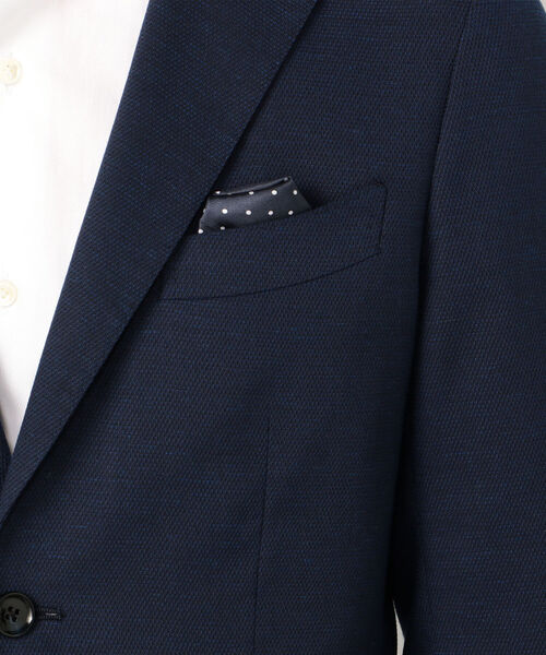 NOLLEY'S goodman(ノーリーズグッドマン)の「SOLOTEX リネンドビー セットアップ ジャケット(テーラードジャケット・メンズ・ブルー/ベージュ/ダークネイビー・S/L/M/XL)」の8枚目の写真