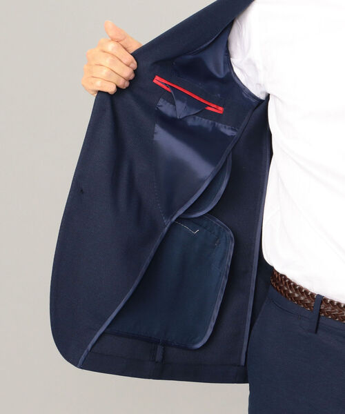 NOLLEY'S goodman(ノーリーズグッドマン)の「SOLOTEX リネンドビー セットアップ ジャケット(テーラードジャケット・メンズ・ブルー/ベージュ/ダークネイビー・S/L/M/XL)」の11枚目の写真