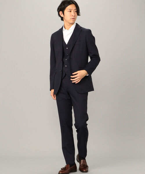 NOLLEY'S goodman(ノーリーズグッドマン)の「SOLOTEX リネンドビー セットアップ ジャケット(テーラードジャケット・メンズ・ブルー/ベージュ/ダークネイビー・S/L/M/XL)」の17枚目の写真