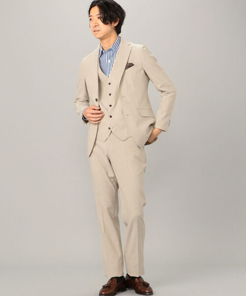 NOLLEY'S goodman(ノーリーズグッドマン)の「SOLOTEX リネンドビー セットアップ ジャケット(テーラードジャケット・メンズ・ブルー/ベージュ/ダークネイビー・S/L/M/XL)」の22枚目の写真