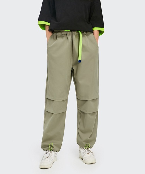 CORPUS TOKYO（コーパス トーキョー）の「Lazy Tokyo ネオンベルトイージーパンツ（その他パンツ・メンズ・ライトグレー/カーキ/チャコール・4/2/3/1）」の3枚目の写真