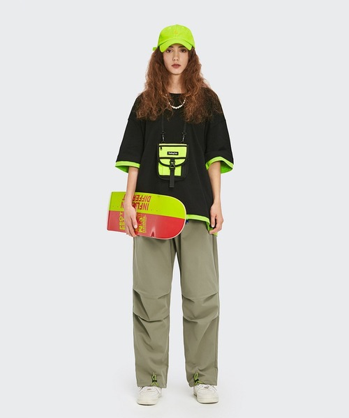 CORPUS TOKYO（コーパス トーキョー）の「Lazy Tokyo ネオンベルトイージーパンツ（その他パンツ・メンズ・ライトグレー/カーキ/チャコール・4/2/3/1）」の12枚目の写真