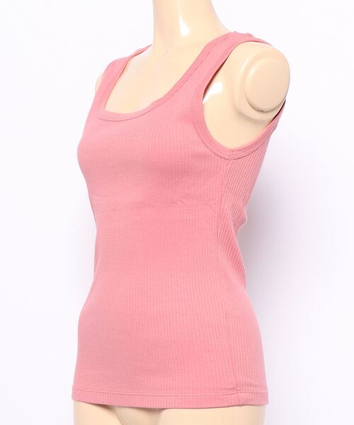 Kastane（カスタネ）の「パイピングスクエアタンク（タンクトップ・レディース・アイボリー/グリーン/オレンジ/ピンク/オフホワイト・FREE）」の17枚目の写真