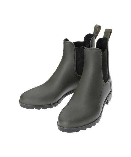 koe（コエ）の「レインサイドゴアブーツ*（ブーツ・レディース・ブラック/カーキ・L/M）」の3枚目の写真