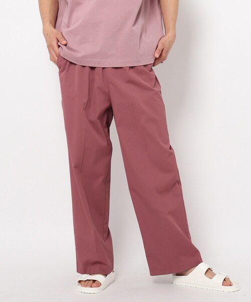 OPAQUE.CLIP(オペークドットクリップ)の「◆リネンMIX ストレッチドライオックス イージーパンツ【UNISEX】(スーツパンツ・レディース・ピンク系/ブラック/サンドベージュ・40/38)」の18枚目の写真