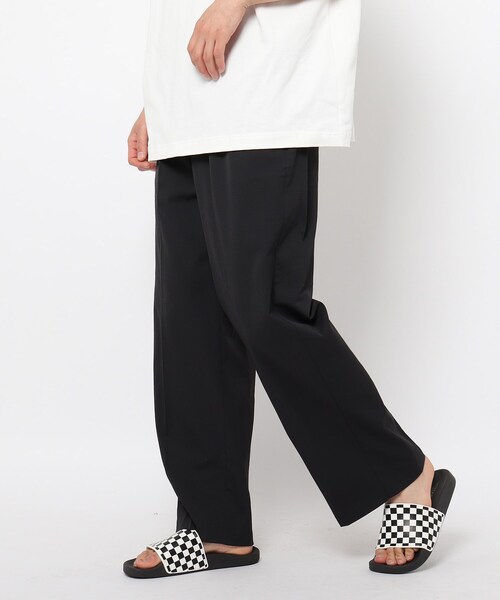 OPAQUE.CLIP(オペークドットクリップ)の「◆リネンMIX ストレッチドライオックス イージーパンツ【UNISEX】(スーツパンツ・レディース・ピンク系/ブラック/サンドベージュ・40/38)」の15枚目の写真