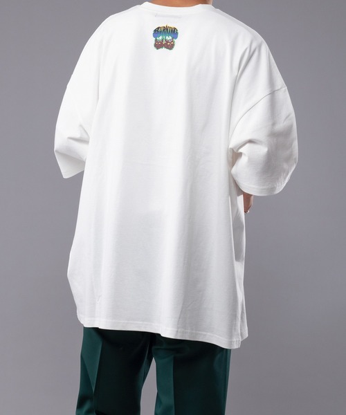 kutir（クティール）の「ロックキャットTシャツ（Tシャツ/カットソー・メンズ・ホワイト/チャコールグレー/イエロー/ラベンダー・MEDIUM/LARGE）」の12枚目の写真