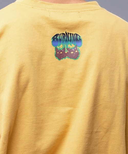 kutir（クティール）の「ロックキャットTシャツ（Tシャツ/カットソー・メンズ・ホワイト/チャコールグレー/イエロー/ラベンダー・MEDIUM/LARGE）」の22枚目の写真