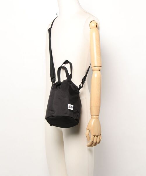 Drifter（ドリフター）の「DRIFTER / ドリフター 巾着バッグ DRIFTER 1200 NSZ SEM（ショルダーバッグ・レディース・その他4/その他5/その他6/ブラック/タン/その他1/その他2/その他3・FREE）」の9枚目の写真