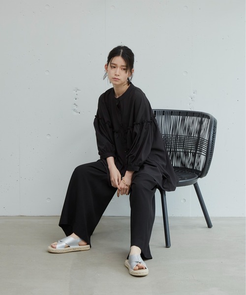 manana suerte（マニャーナスエルテ）の「ジュートクロスサンダル（サンダル・レディース・ホワイト/ブラック/シルバー・S/M/L）」の15枚目の写真