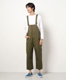 Blue Standard  | 【BLUE STANDARD】ビッグシルエット　ツイルオーバーオール(サロペット/オーバーオール)