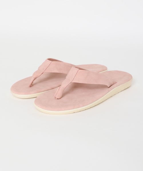 ITEMS URBANRESEARCH（アイテムズ アーバンリサーチ）の「エコレザートングサンダル（サンダル・メンズ・ピンク/ベージュ/グリーン/ブラック・26.5/27.5）」の6枚目の写真