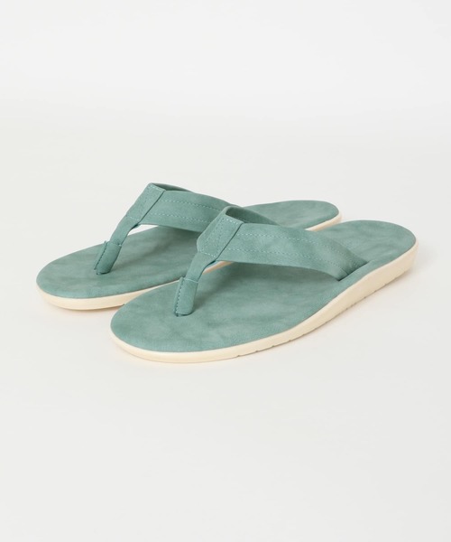 ITEMS URBANRESEARCH（アイテムズ アーバンリサーチ）の「エコレザートングサンダル（サンダル・メンズ・ピンク/ベージュ/グリーン/ブラック・26.5/27.5）」の8枚目の写真