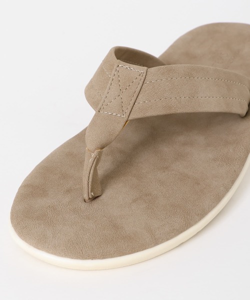 ITEMS URBANRESEARCH（アイテムズ アーバンリサーチ）の「エコレザートングサンダル（サンダル・メンズ・ピンク/ベージュ/グリーン/ブラック・26.5/27.5）」の21枚目の写真