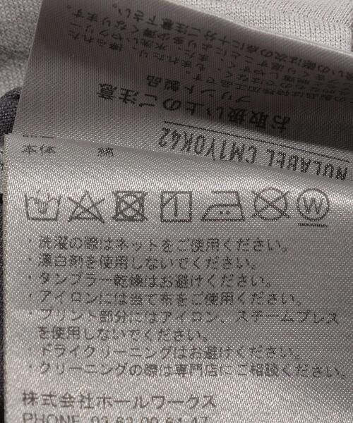 NULABEL（ニューレーベル）の「＜NULABEL × monkey time＞ POC TEE SS/Tシャツ（Tシャツ/カットソー・メンズ・ライトグレー/オフホワイト/ブラック・MEDIUM/LARGE）」の19枚目の写真